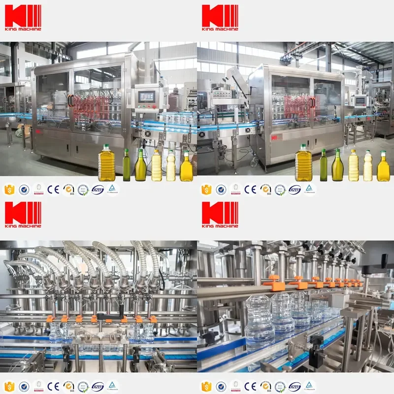 2026 Hot Oil Production Line for Olive Oil Bottling Cooking Edible Oil Filling Machine