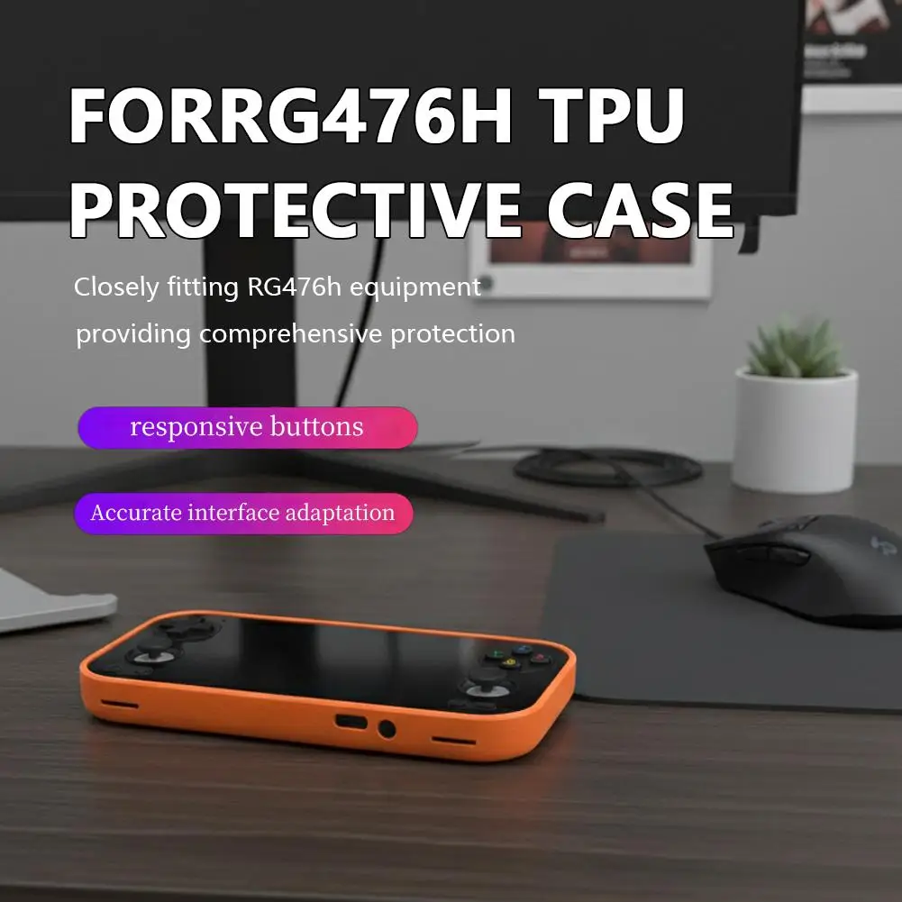Etui ochronne TPU do konsoli RG476h, lekkie etui chłodzące TPU, odporne na upadki, akcesoria do konsoli.