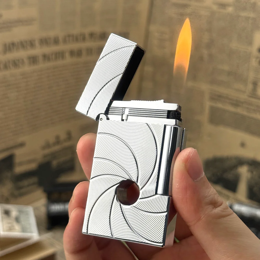

Крутая зажигалка из металла, чистая медь, пинг-звук, сигареты, гаджеты, мягкое пламя, аксессуары для курения, коллекции, подарок для парня