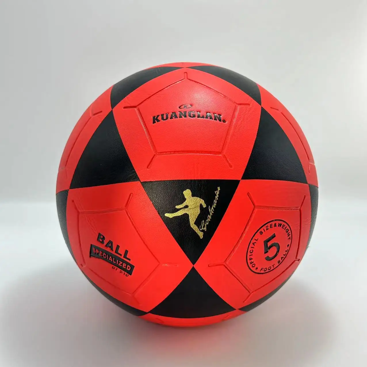 Fornecedor de bola de futebol com logotipo personalizado PVC PU Match Training Tamanho 5 Futebol de futebol