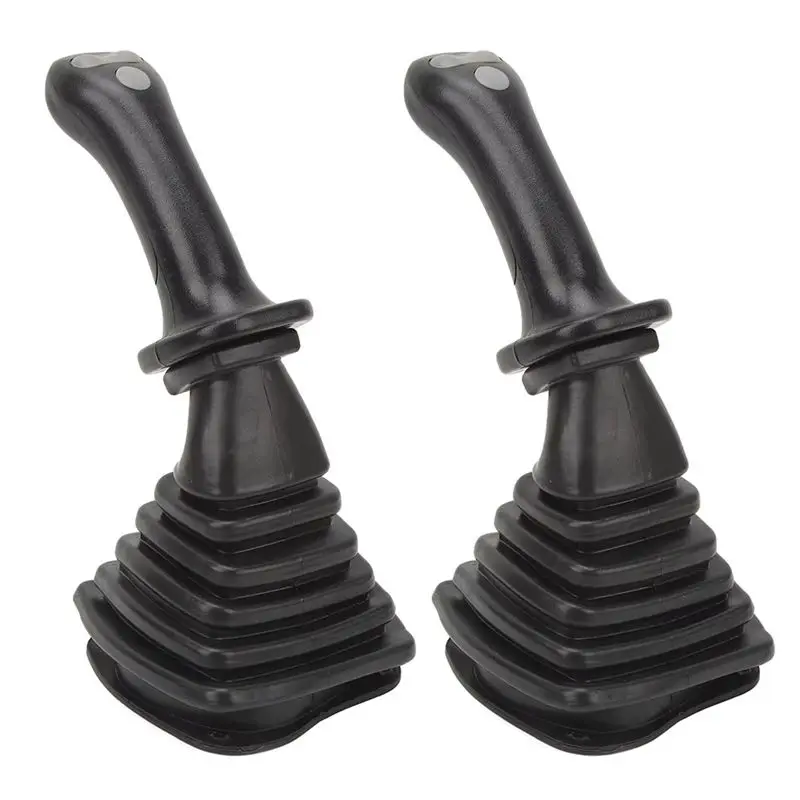 2Pcs 3 Button Excavator Joystick Handles With Dust Cover For Doosan DH DX150 215 225 300 370‑9C-A67F