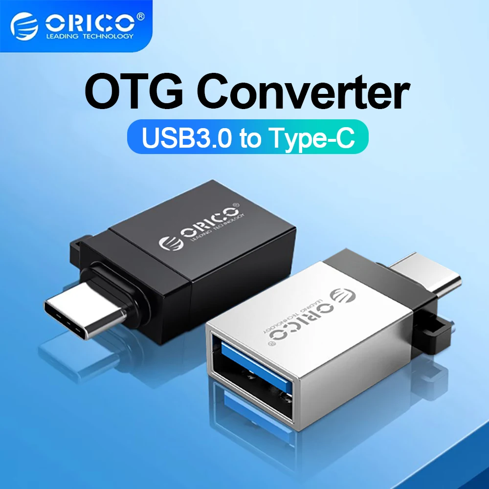 ORICO USB 3.0 Type-C OTG Adapter Type C USB C Male To USB Female Converter Charging Data Sync   For Macbook Xiaomi OTG Connector