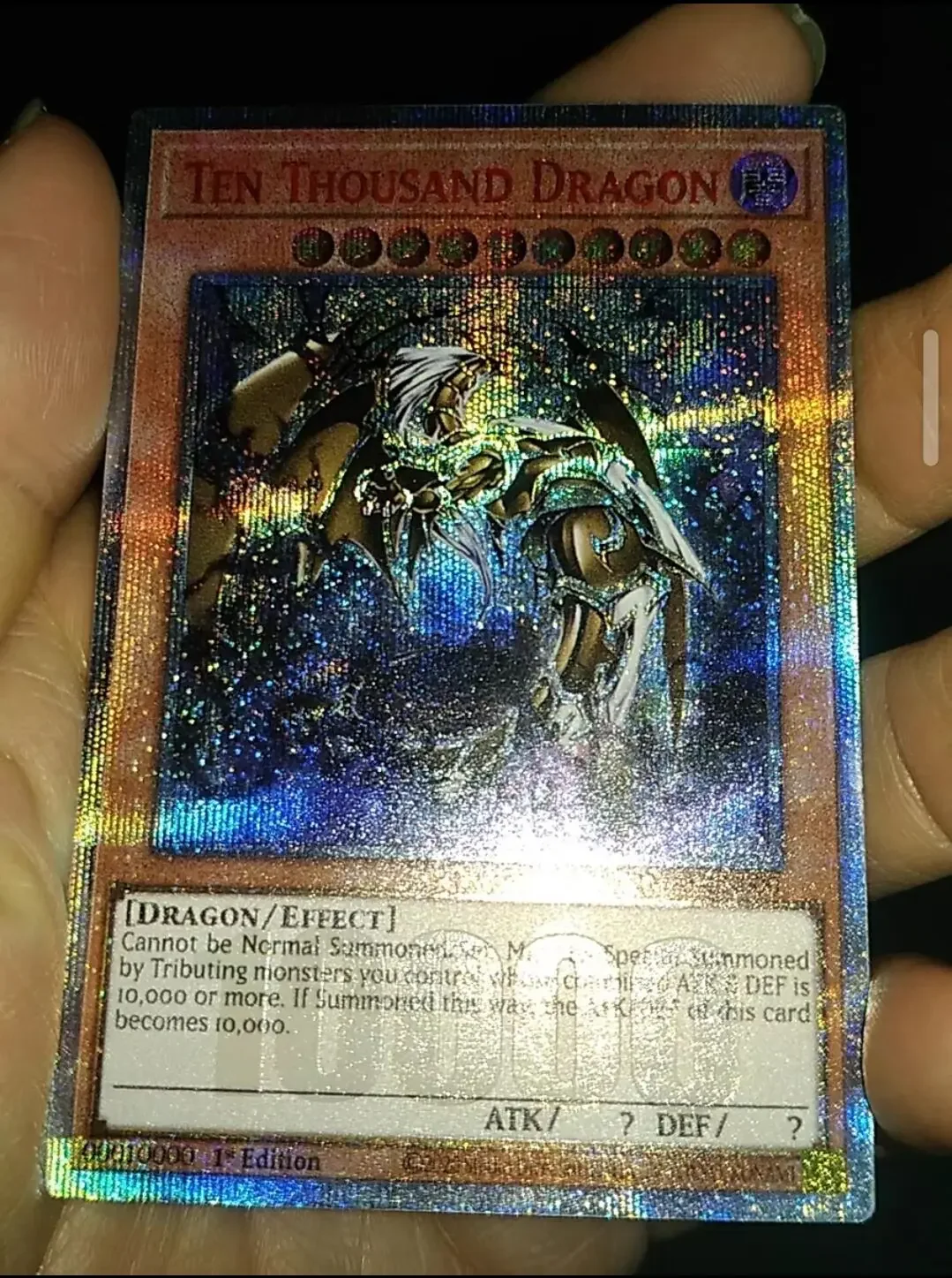 Yu-Gi-Oh OCG/TCG Std 10th 1011 20th SER IGAS Ten Thousand Dragon Kids Collectible Japanese Card Toys （Not Original）