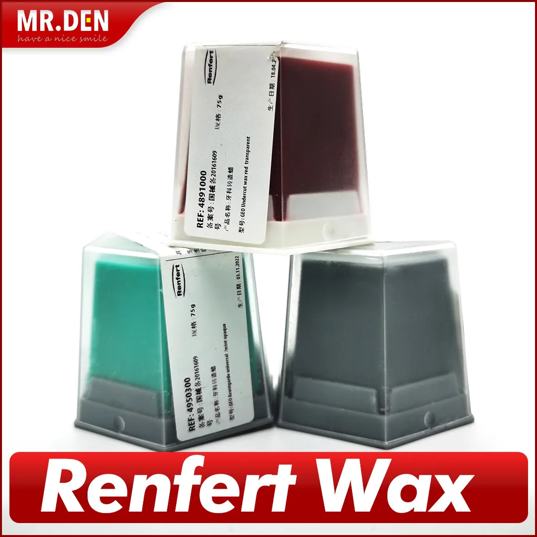 Original Renfert Crown and Bridge Wax GEO Classic Modeling Special Dipping Ordering Information Wax Made in Germany