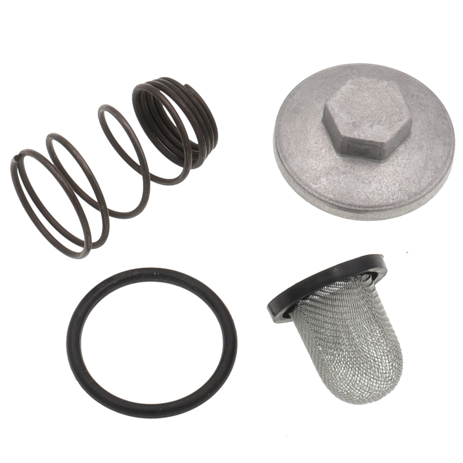 New GY6 50cc 125 150cc Oil Strainer Cap Drain Plug Bolt Screen Seal Spring Scooter Moped ATV Quad