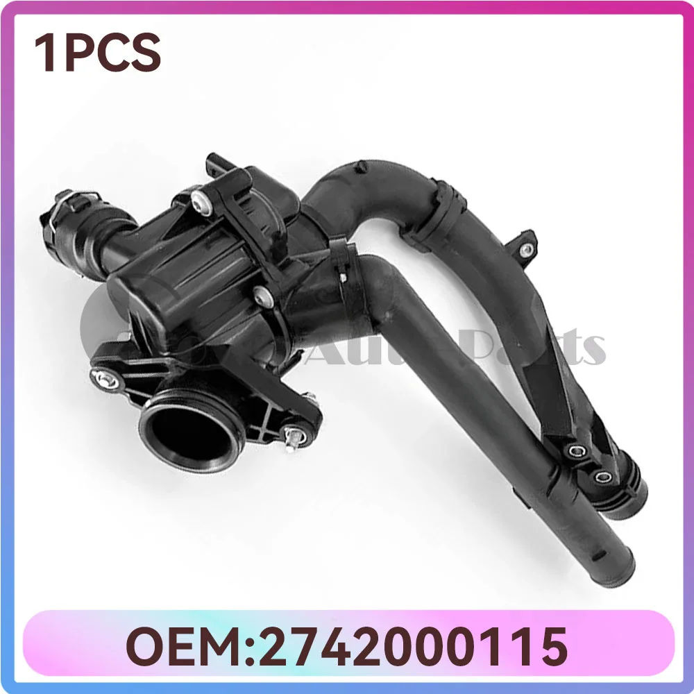 

2742000115 Coolant Thermostat Housing Assembly For Benz C300 E300 GLC SLC SLK A2742000115