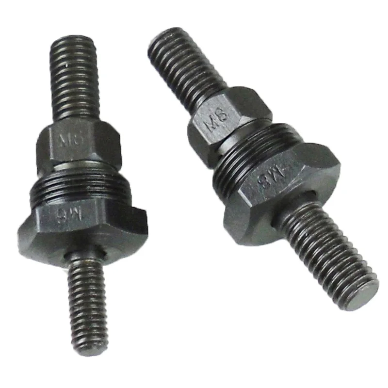 M3-M12 1/4-20 Manual Nut Rivet Gun Nose Assembly Piece Hand Riveter Tool Head Tips Mandrel Alloy Steel Pull Rod Nuts