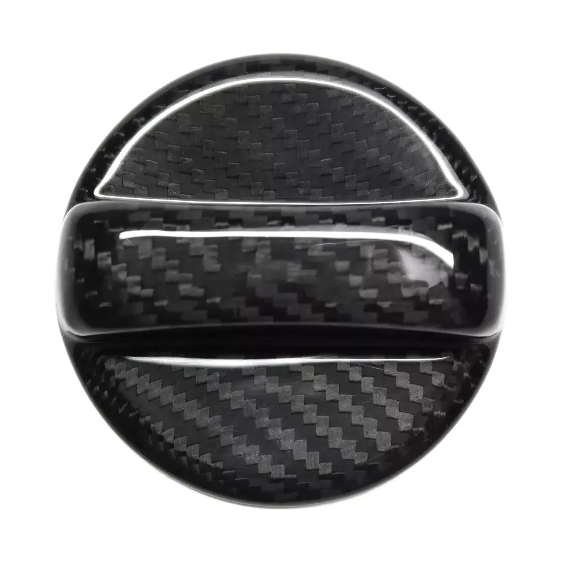 Black Real Carbon Fiber Fuel Gas Oil Tank Filler Cap Cover Trim fit for Lexus IS300 350 500 F Sport 2021 2022 2023 2024