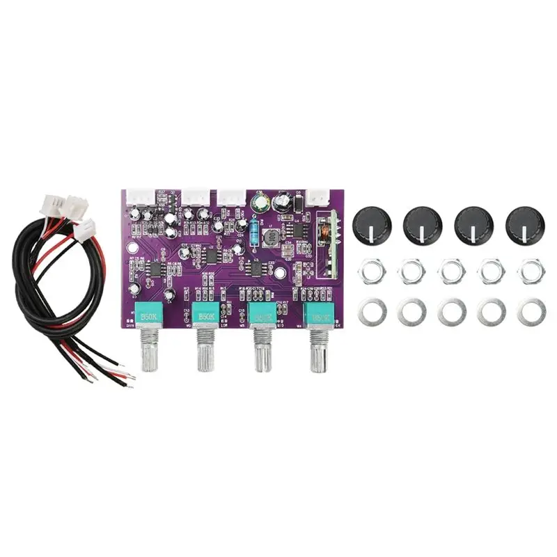 A98Z DC 9-29V Audio Mixer Preamp Board Gain Front-End Tuning Amplification Board TINE553 Amplifier Board