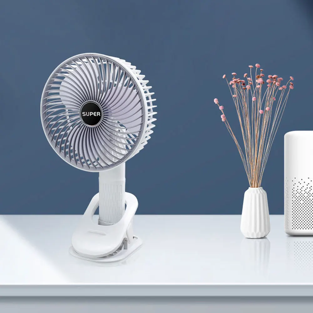 Portable Electric Fan Mini Fan Usb Fan Rechargeable Stand Fan Standing Fan Multi-Function Fan