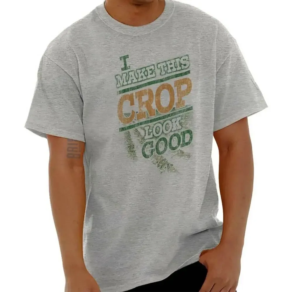 Funny Farm Life Crops American Local Farming Womens or Mens Crewneck T Shirt Tee