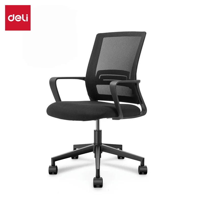 Deli 4901T Ergonomic Office Chair with High-Quality Mesh Fabric High Density Sponge 360 Degree Rotation Smooth Lifting Mechanism