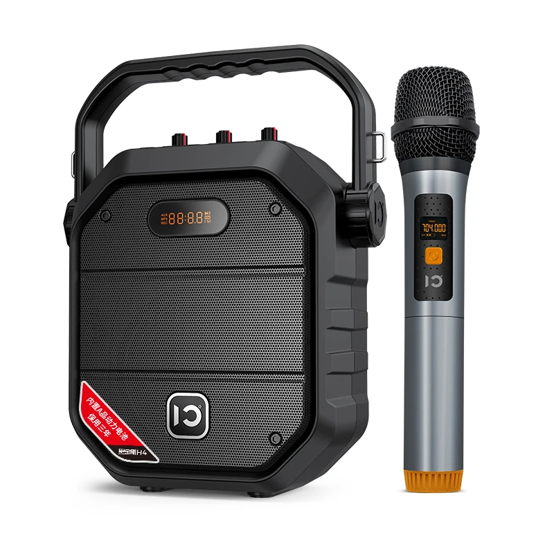 SHIDU New Arrival 30 Watts With FM Radio Function UHF Wireless PA System Set Powerful Portable Professional Karaoke Speaker