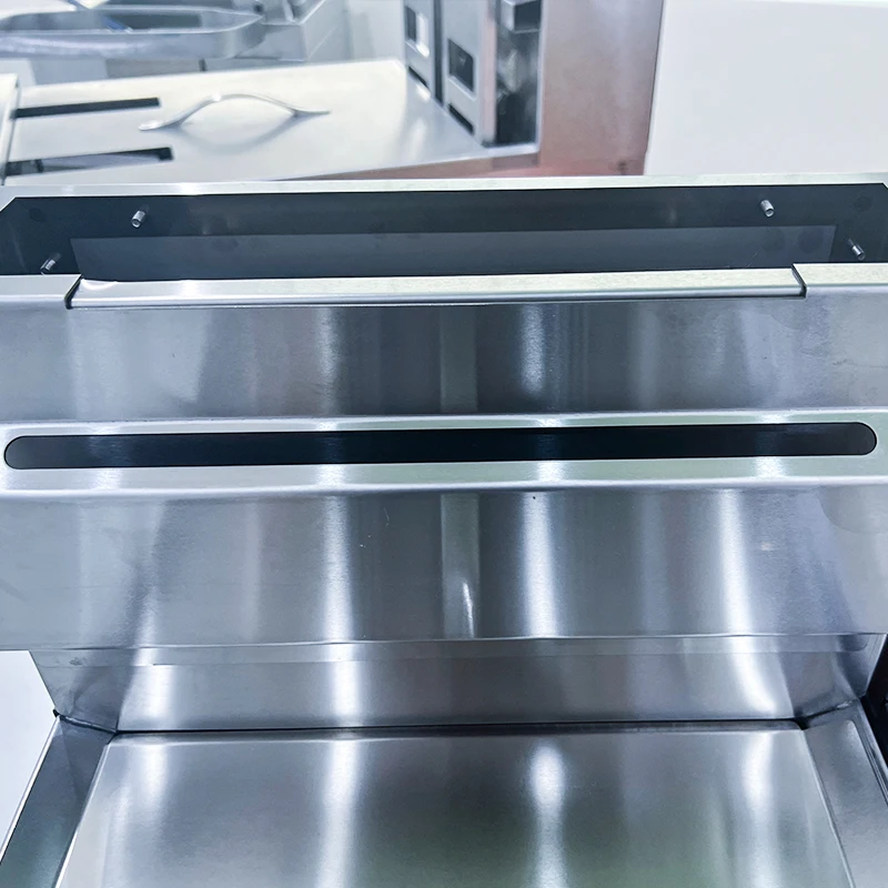 Vertical Four-burner/Six-burner Single-cylinder Gas Fryer Floor Standing Gas Fryer Large Capacity Efficient Heating