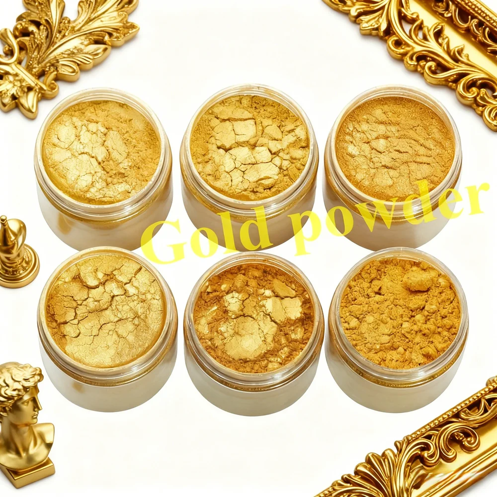 

500g Pearl Golden Mica Powder Natural Mineral Pigment | Epoxy Resin Dye for Handmade Soap Jewelry Coloring Craft Pigment