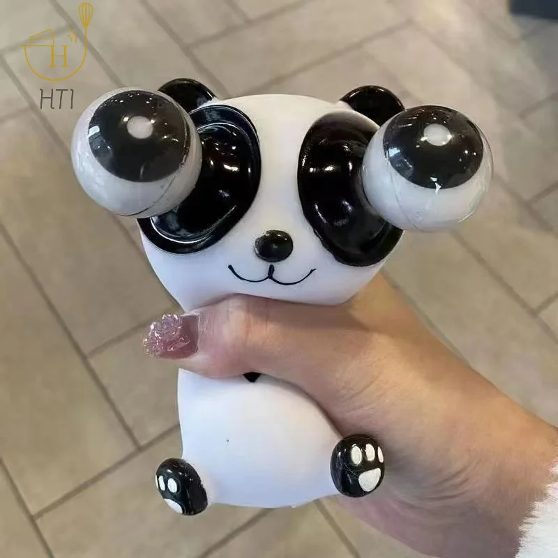 Explosive Eye Doll Decompress Toys Anti-Stress Pressure Panda Decompression Squeeze Ball Children Adult Soft Gift