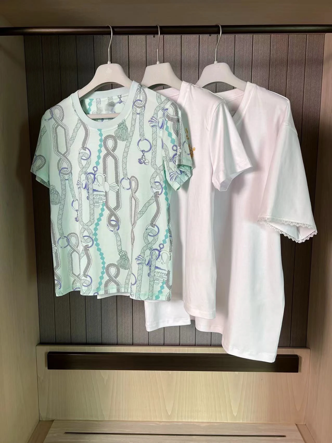 

Casual Cotton ort Sve T-irt for Women Lightweight Breathable round Ne Printed Loose Fit Versatile Summer Top