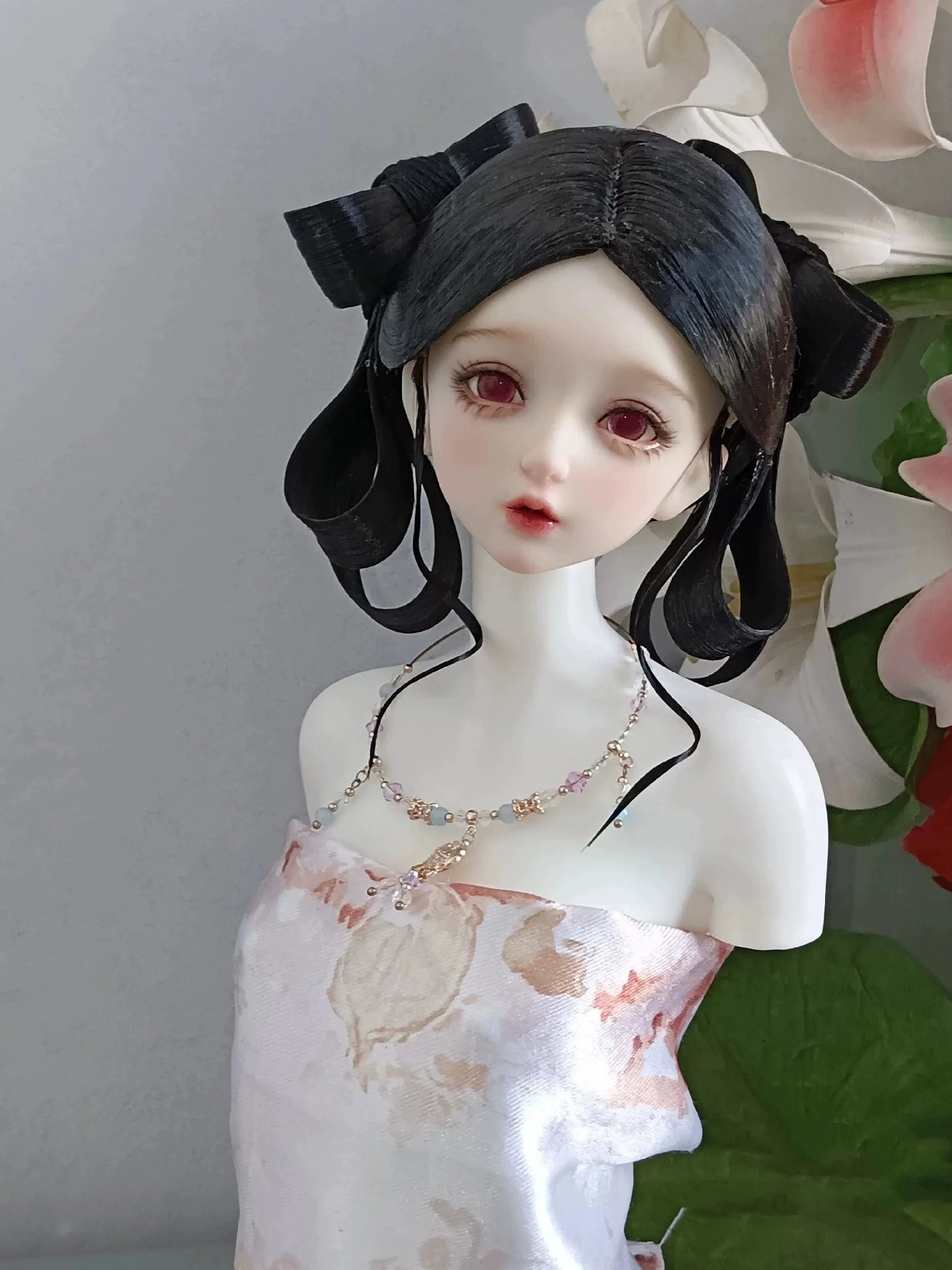 1/4 1/3 Scale BJD Ancient Costume Doll Wigs Hanfu Vintage Style Hair Fairy Wig For MSD SD13 Girl SSDF Uncle Accessories A1688