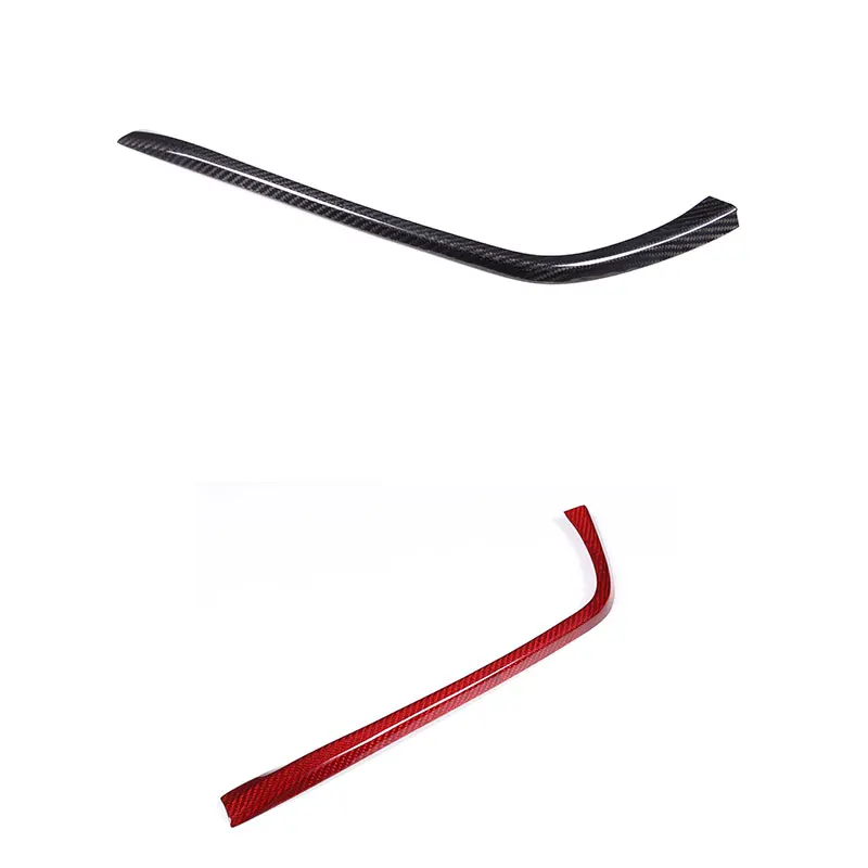 Real Carbon Fiber For BMW 3 4 Series F30 F31 F32 F33 F34 F35 F36 F80 2013-2019 Car Gear Shift L-shaped Side Trim LHD Accessorie