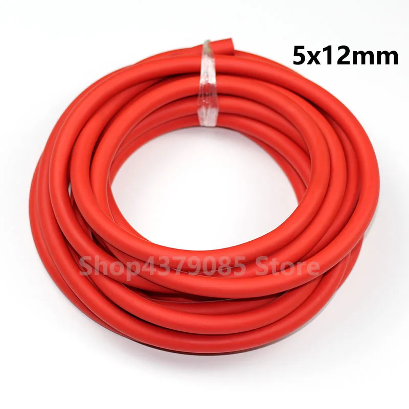 1-3m 50120 Latex Rubber Tube 12mm OD Stretch Strap Elastic Rope for Fitness Resistance Training