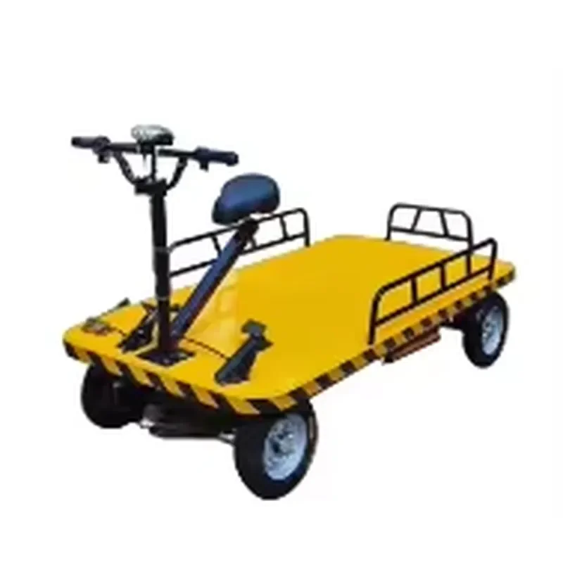 Electric flatbed trolley 2 * 1m electric flatbed trolley cargo push truck transporter four-wheeled truck