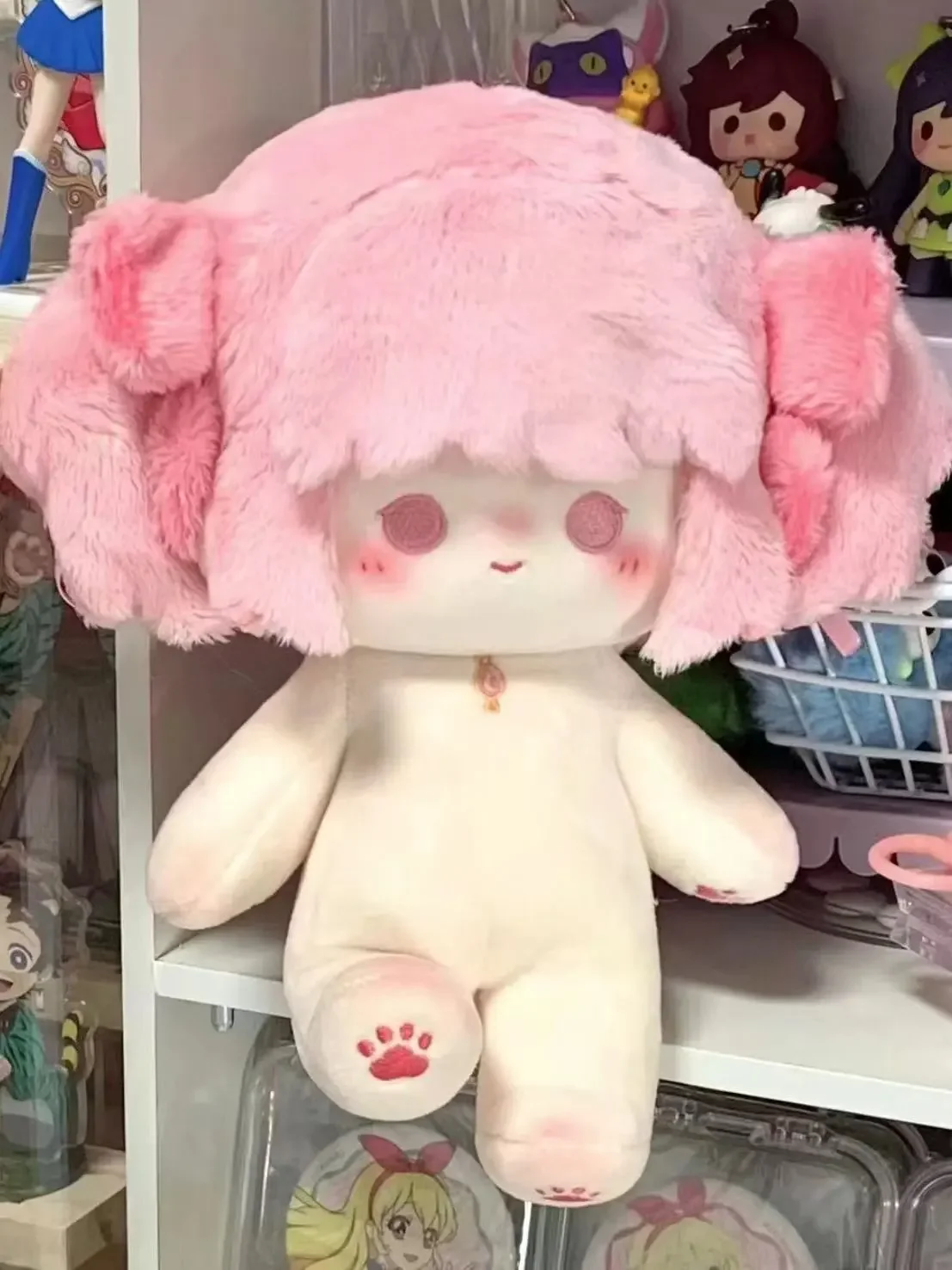 Puella Magi Madoka Magica Modaka محشوة 20 سنتيمتر دمية القطن فستان لطيف ألعاب من القطيفة للبالغين والأطفال لجمع كهدايا