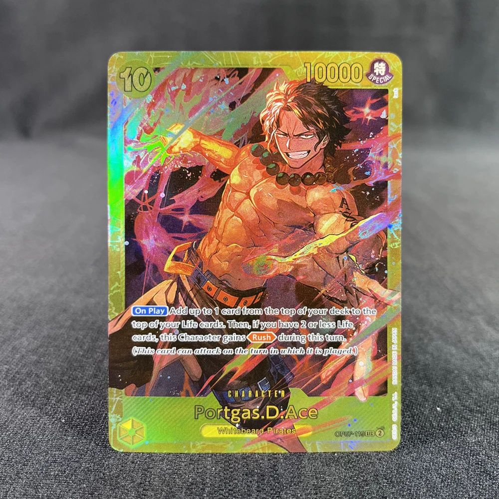 BANDAI Anime ONE PIECE Cards Textured OP07 Collection Card OPCG Cards Trading Card Luffy Ace Hancock English Proxy Card