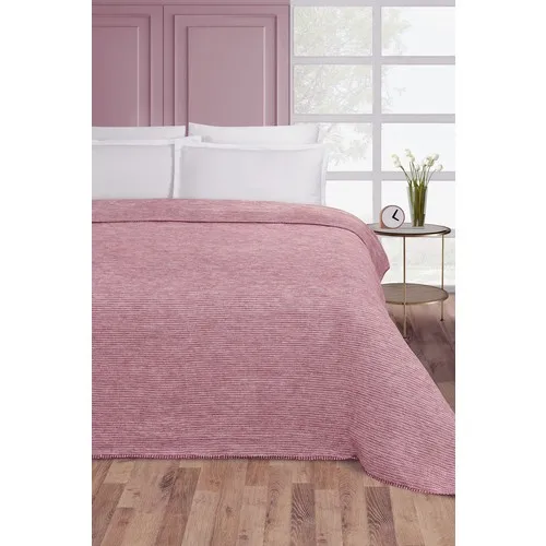 Pierre Cardin Helen Deco Rose Double Cotton Blanket