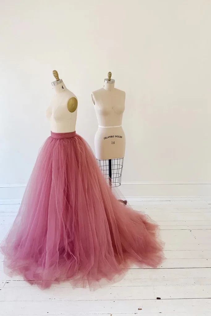 2 stück Böhmischen Lange Ärmel Hochzeit Kleid Schwarz Und Rosa Pastrol EINE Linie Spitze Und Tüll Brautkleider Sexy Open zurück 2023