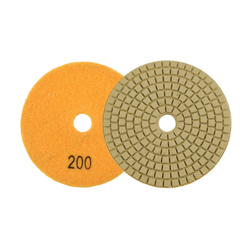 Hot Sale Polishing Pads 4inch Wet Dry Granite Concrete Marble Glass Stone Sanding Grinding Discs Set