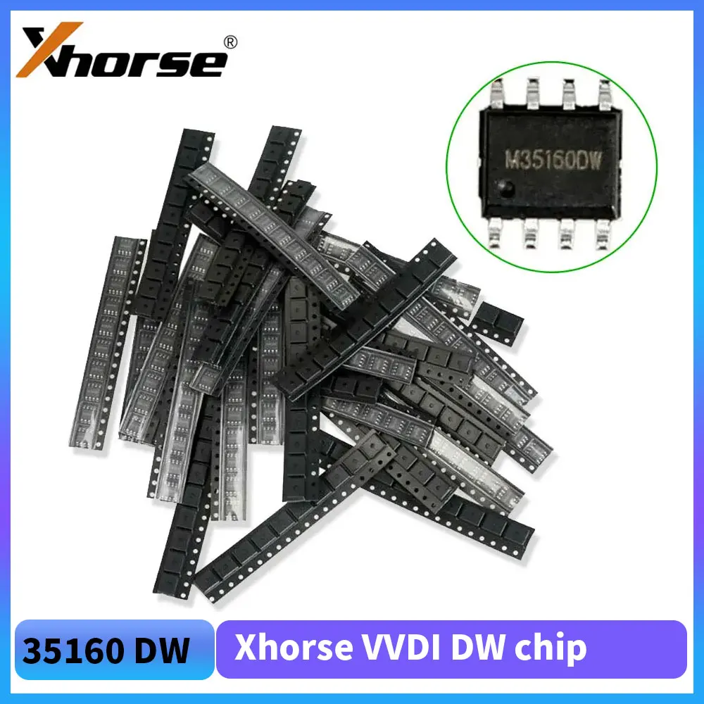 Xhorse VVDI 35160 DW Chip Reject Red Dot No Need Simulator Work with VVDI Prog M35080 M35080-3 M35050V6 M35080-6 D80D0WQ