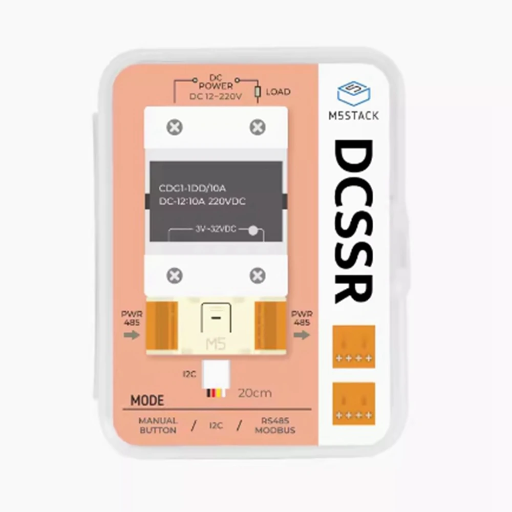 

M5Stack DCSSR Unit DC controlled single-phase solid-state relay controller kit