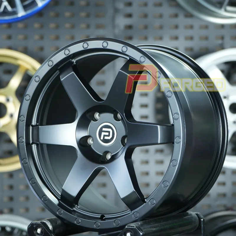 

Hot selling(Customized products)：Cust om Forged Wheels Spot 20*8.5J ET45 20*11J ET55 5*130 71.6 Matte Black