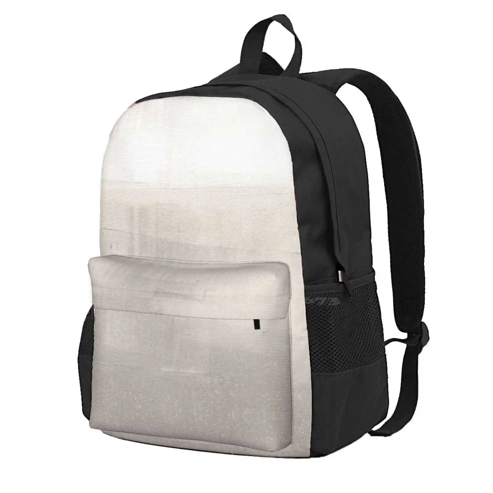 Beige Horizon Minimalist Abstract Landscape Hot Sale Schoolbag Backpack Fashion Bags Cream Beige Tan Taupe Abstract Landscape