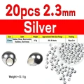 20 piezas de plata de 203 mm