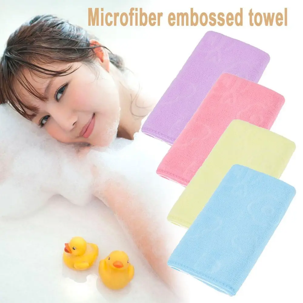 Durable Dry Body Bath Towels Bear Shape Antibacterial Shower Cloth Microfiber 30*70CM Soft Absorbent Towel Household Supplies