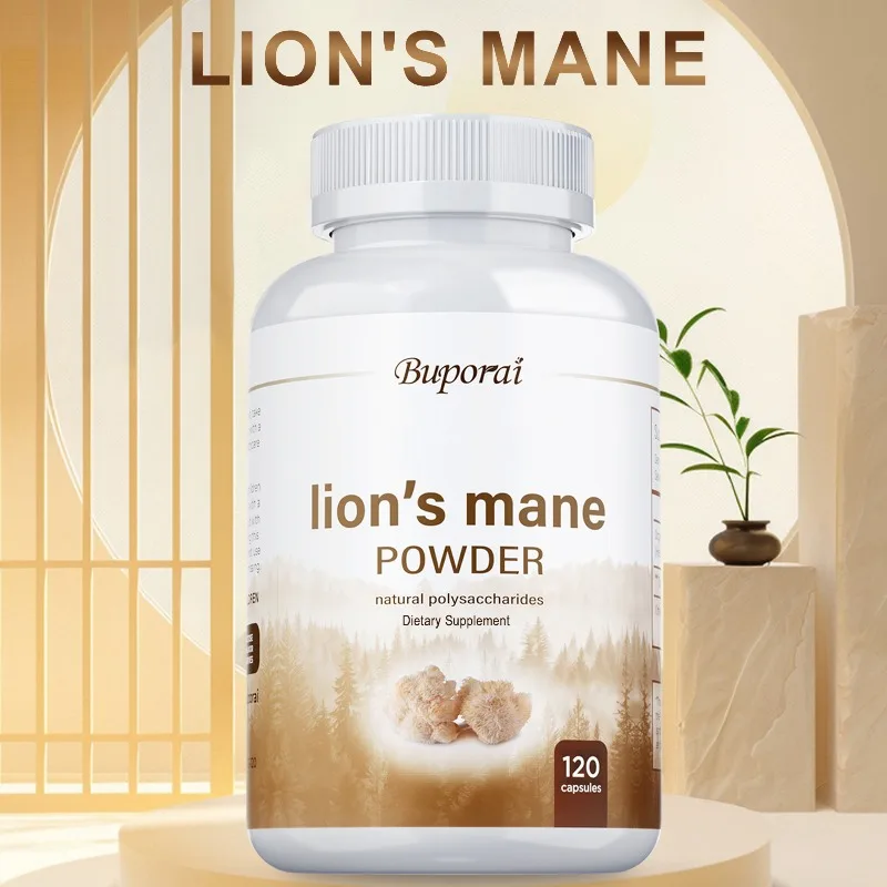 

Organic Lions Mane Powder — для поддержки мозга и иммунитета, здоровья, фокусировки, психических чисел и познания, добавок без ГМО