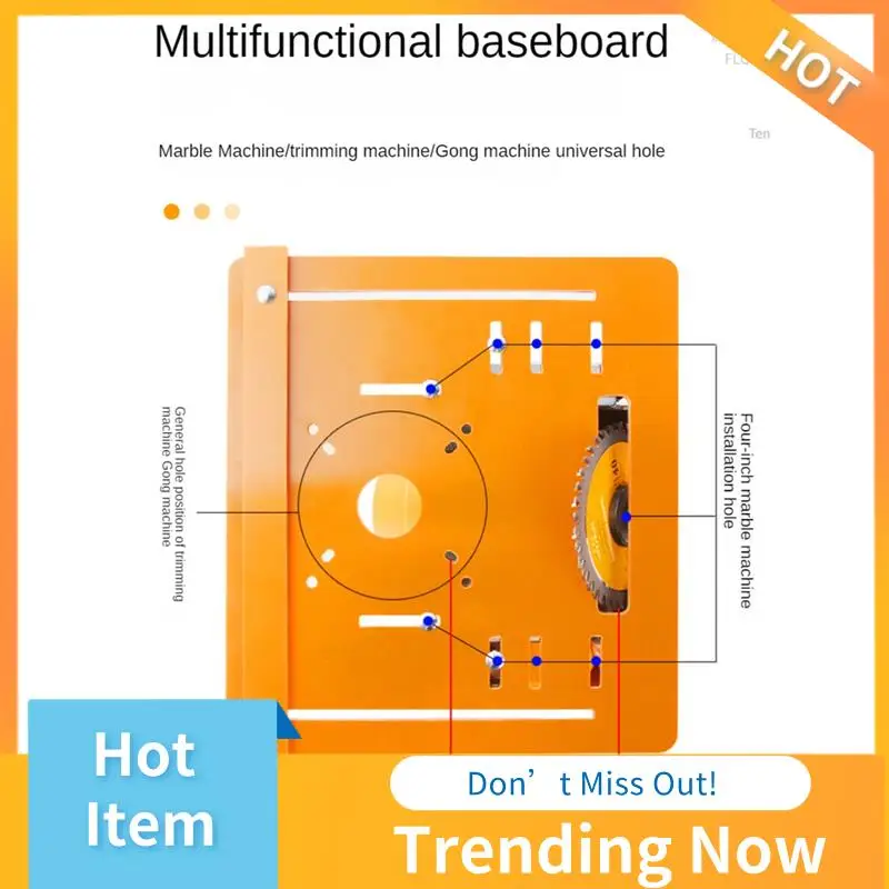 Circular Saw Guide Rail Bottom Plate Adjustable Cutting Machine Bakelite Guide Plate Saw Base Woodworking Easy Install A