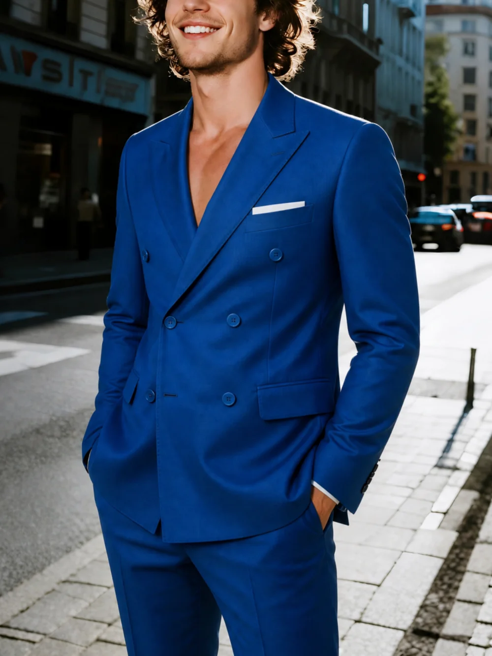 Men'S Formal Dinner Wear - Men’s 2‑Piece Formal Suit Set Peak