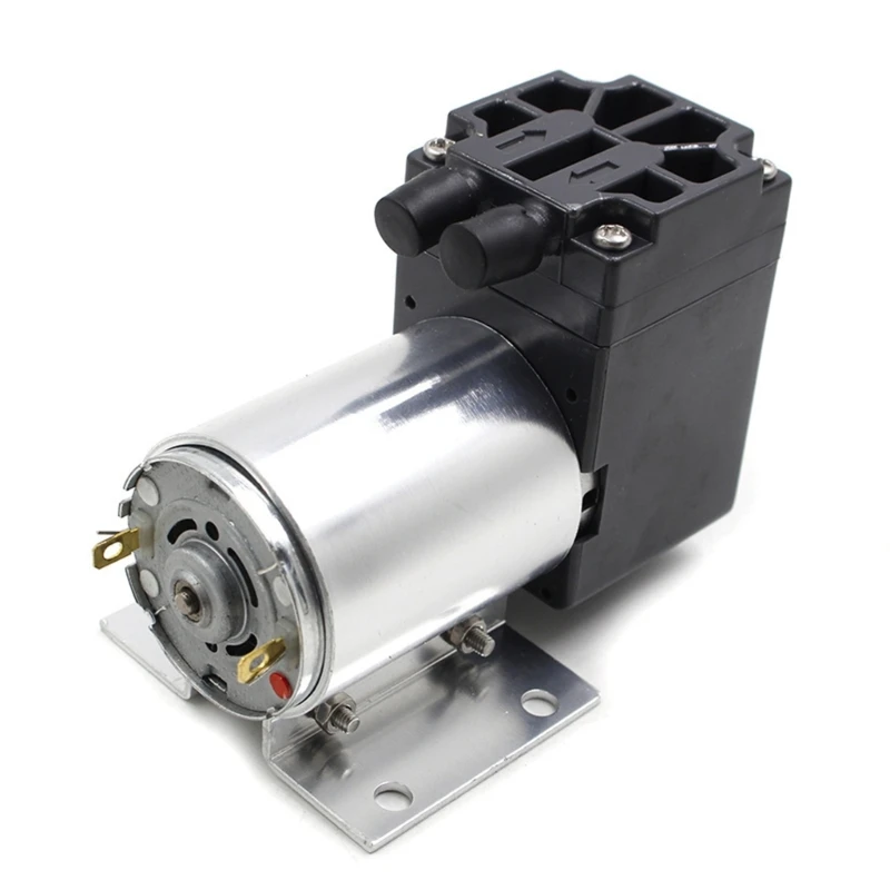 DC12V Miniature Vacuum 5L/Minutes High Efficiency Air Pumps Mount for Lab Aeromodelling and Breeding Industries Use