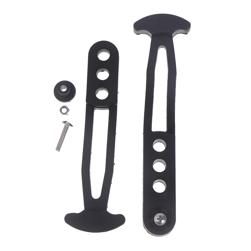 2pcs Telescoping Ladder Straps Boat Marine Retaining Rubber Latch Bands Adjustable Holes Tie Buckle