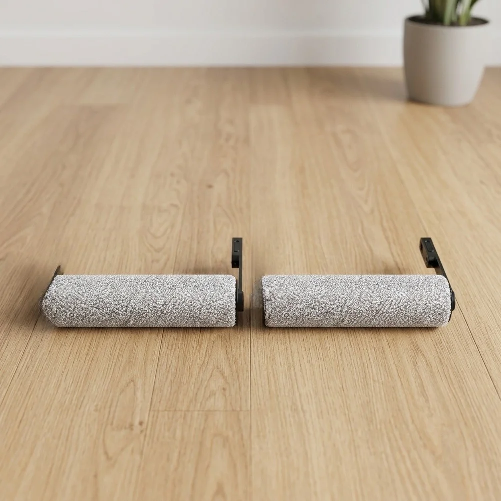 For Yoniev For SmartPlus Smart for Ultra Floor Washer Roller Brush 2 Pack Soft for velvet Material for Hard Floor Maintenance