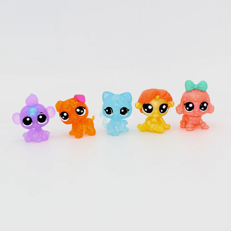 Cute Pet Shop 3cm Littlest Animals Sheep Bird Cat Deer Doll Model Figurka akcji do dekoracji ciast Zbieranie zabawek