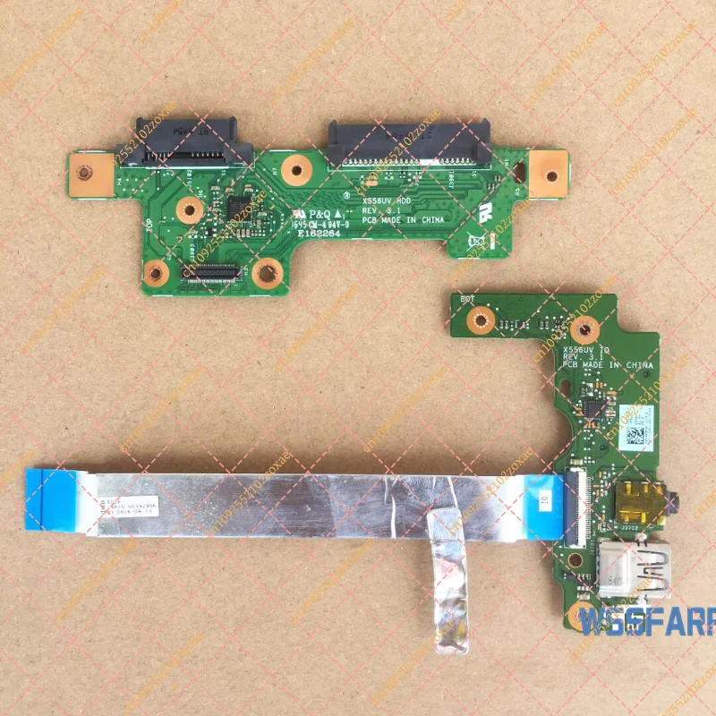 Original Laptop USB Audio HDD Board Hard Disk Driver Board for Asus X556U X556UJ X556UV