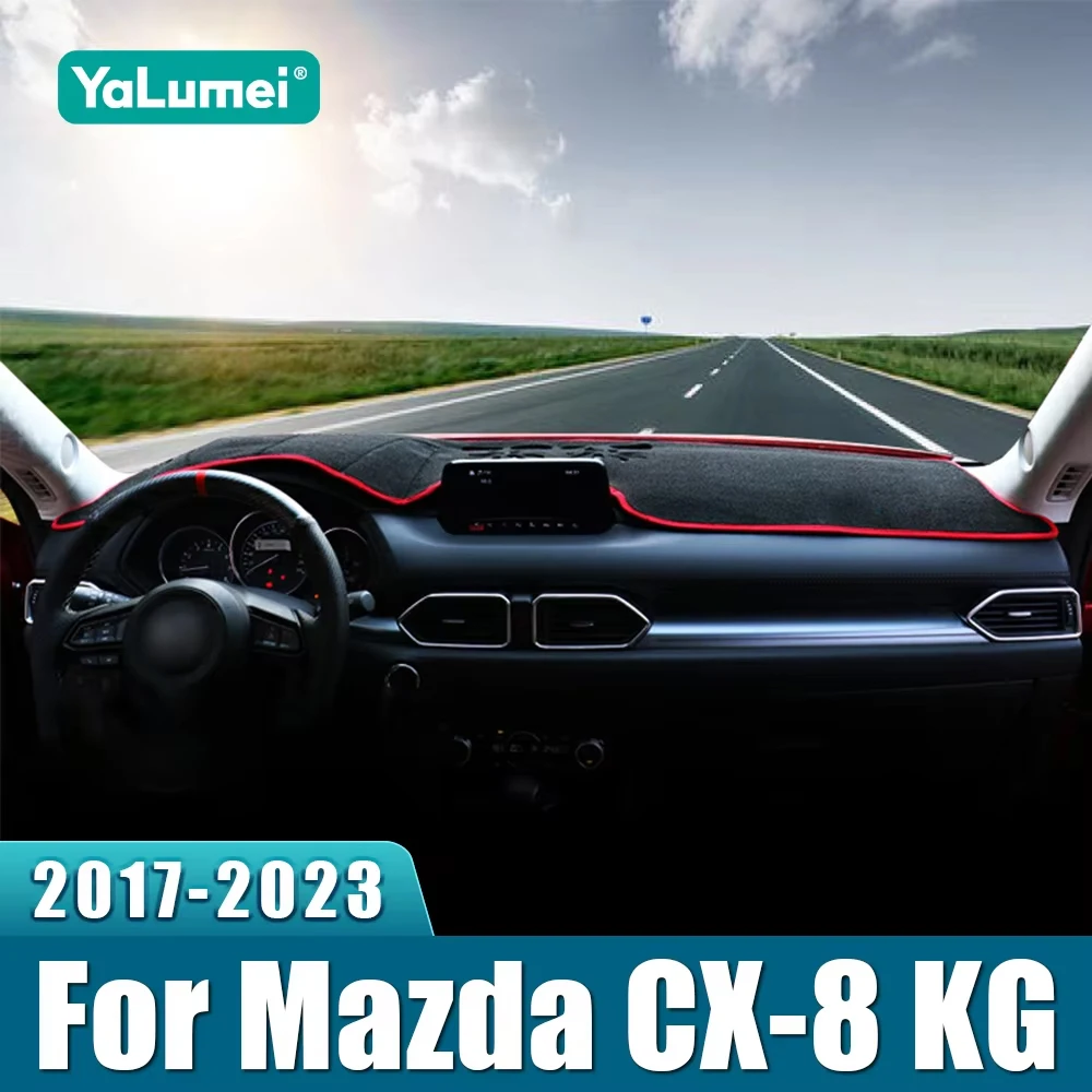 Armaturenbrettabdeckung, Sonnenschutz, Anti-UV, rutschfeste Matte, Zubehör für Mazda CX-8 CX8 KG 2017 2018 2019 2020 2021 2022 2023