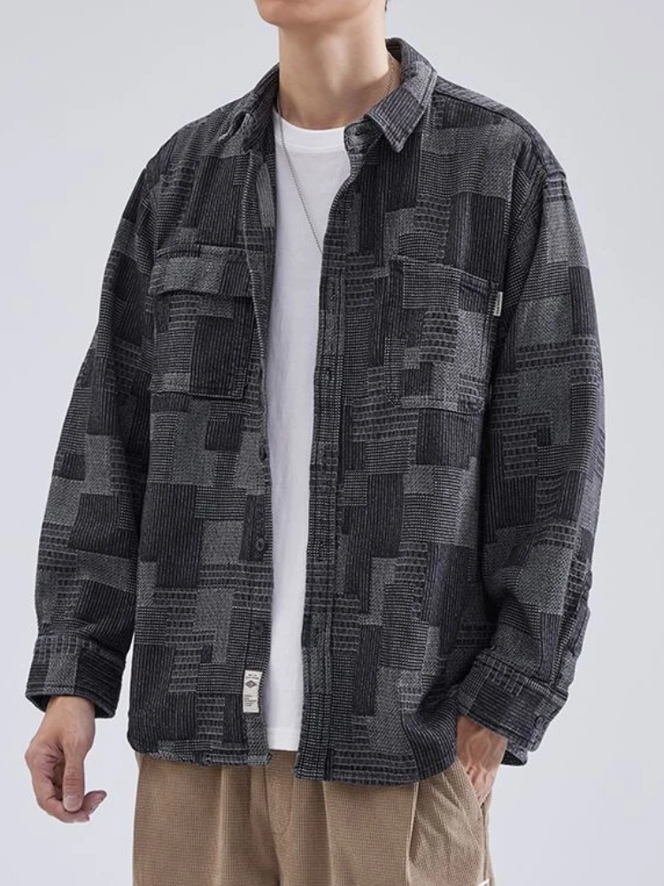 

Новинка в оригинальных джинсовых куртках на пуговицах с лацканами, мужская самая низкая цена, дешевая стильная одежда, высокое качество, модное ковбойское пальто Y2k для мужчин