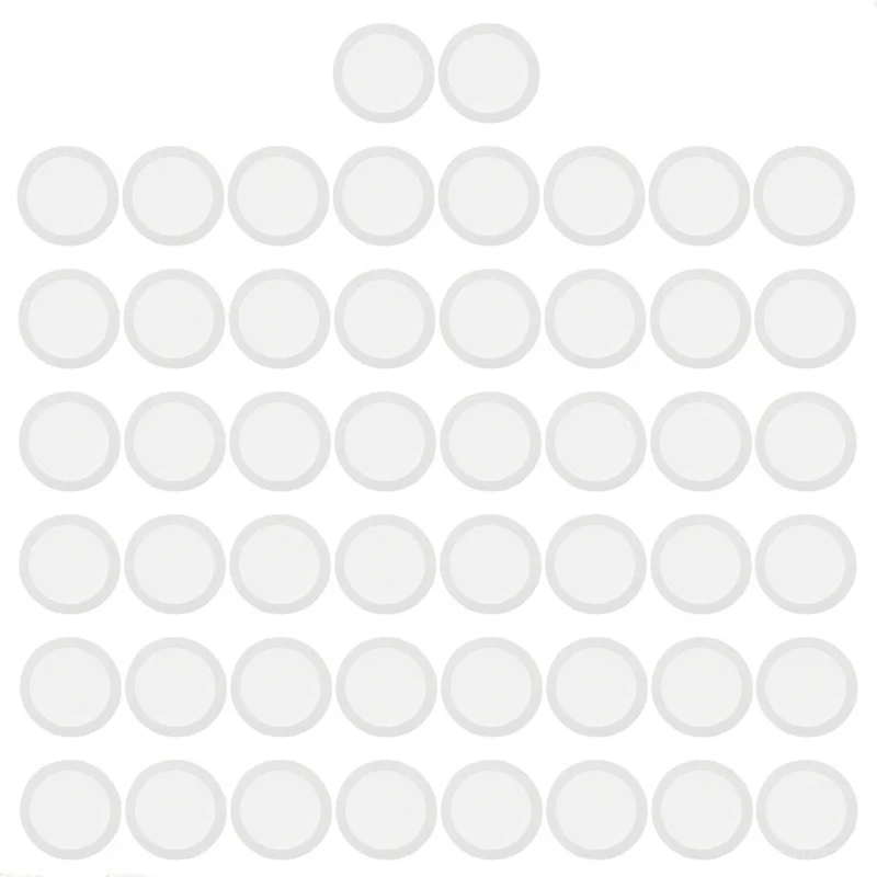 

50pcs Kazoo Flute Diaphragms Premium Plastic Membranes Universal Clear Protectors For Flute Accessories Durable Music Instrument