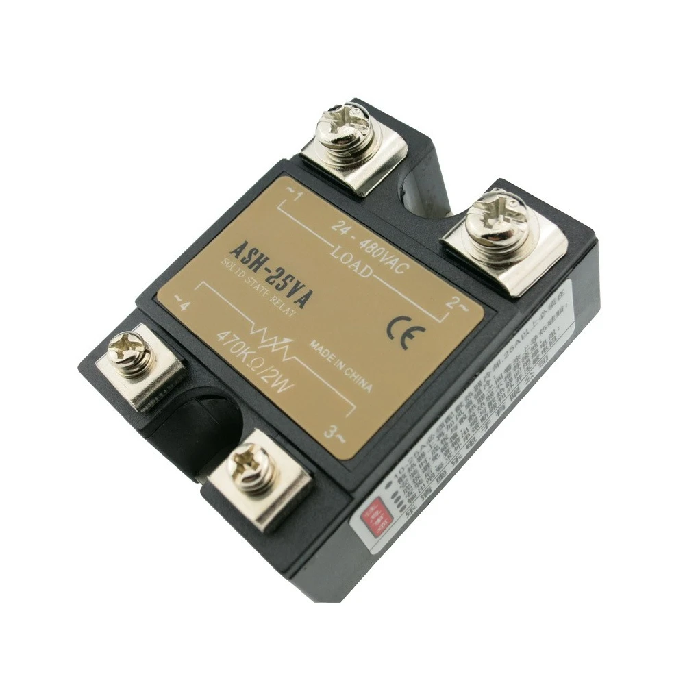 

10-120A single phase solid state voltage regulator ASH-25VA potentiometer VR resin potting quality assurance