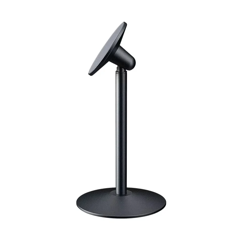 Aluminium alloy magnetic phone holder 360 degree rotating desktop stand