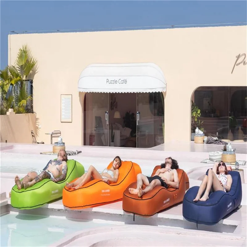 GIGA LOUNGER Inflatable Air Sofa Sleeping Bag Inflatable Chair Air Mattress Lounger Chair Fast Folding Lazy Sofa Bed